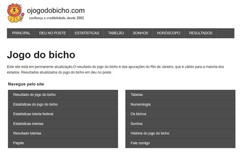 www.ojogodobicho.com